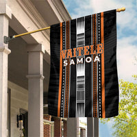 Vaitele Samoa Garden Flag Samoan Tribal Pattern LT05 House Flag Orange - Polynesian Pride