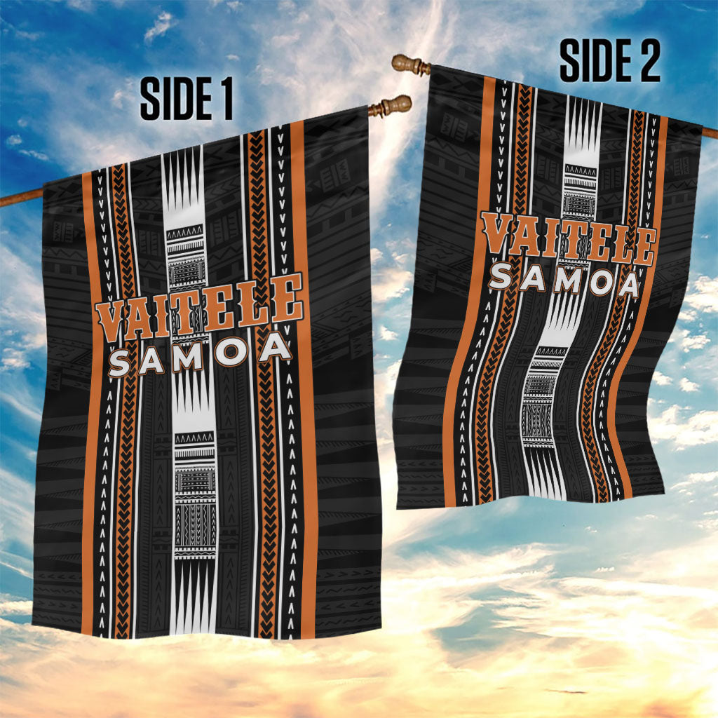 Vaitele Samoa Garden Flag Samoan Tribal Pattern LT05 - Polynesian Pride