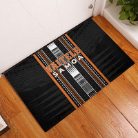 Vaitele Samoa Rubber Doormat Samoan Tribal Pattern LT05 - Polynesian Pride