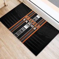 Vaitele Samoa Rubber Doormat Samoan Tribal Pattern LT05 - Polynesian Pride