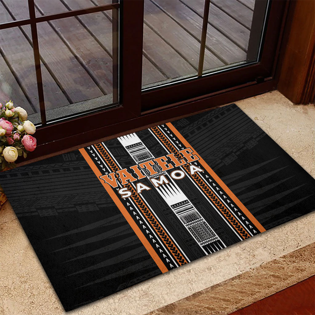 Vaitele Samoa Rubber Doormat Samoan Tribal Pattern LT05 - Polynesian Pride