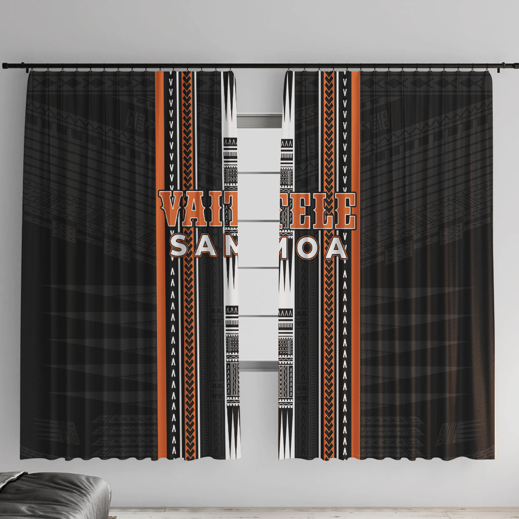 Vaitele Samoa Window Curtain Samoan Tribal Pattern