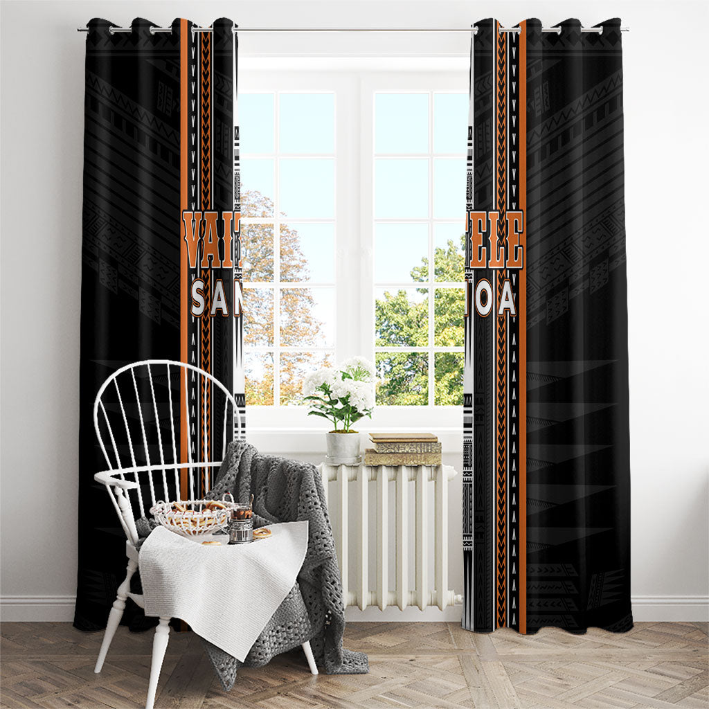 Vaitele Samoa Window Curtain Samoan Tribal Pattern LT05 - Polynesian Pride