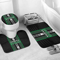 Siusega Samoa Bathroom Set Samoan Tribal Pattern LT05 Mat Set Only (3 pcs) One Size Green - Polynesian Pride