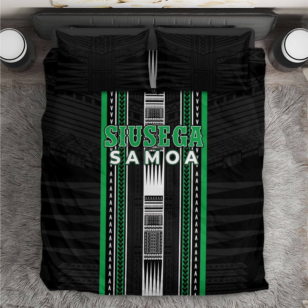 Siusega Samoa Bedding Set Samoan Tribal Pattern