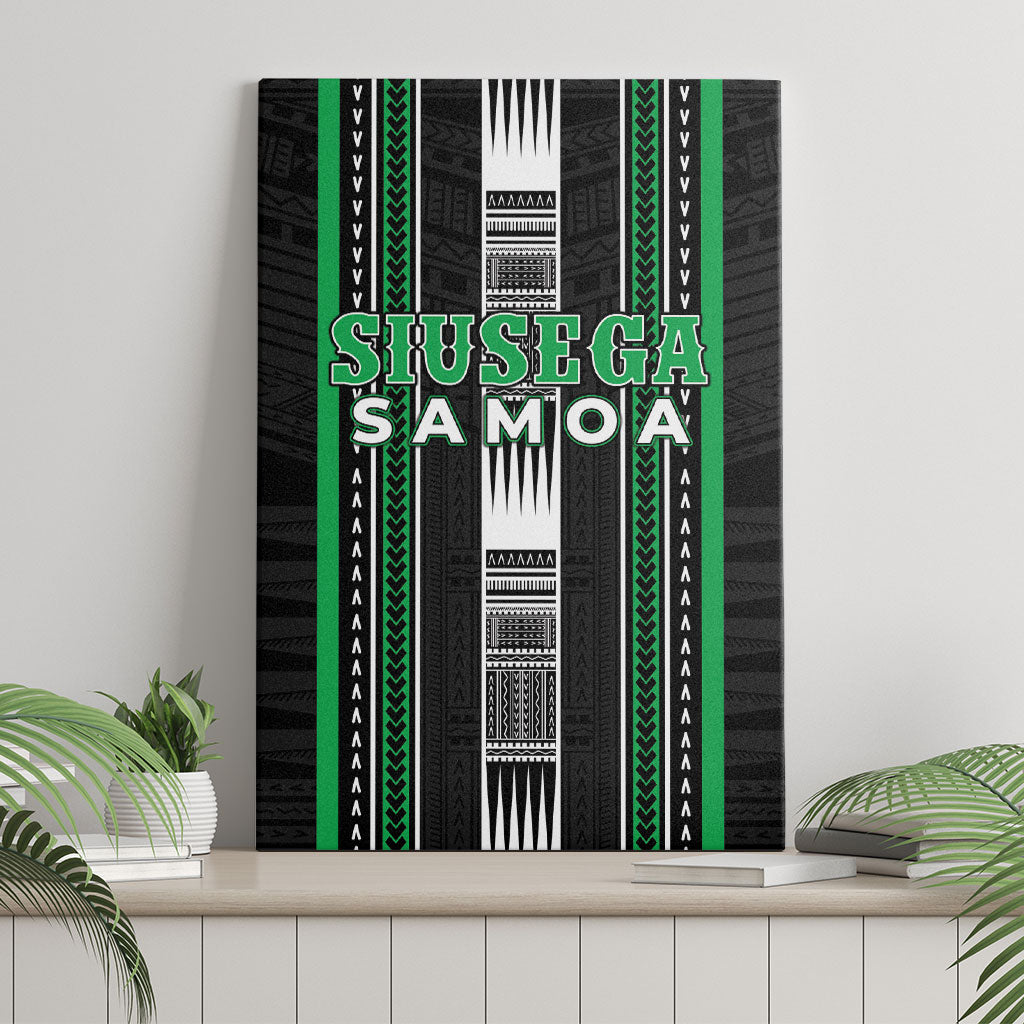 Siusega Samoa Canvas Wall Art Samoan Tribal Pattern LT05 - Polynesian Pride