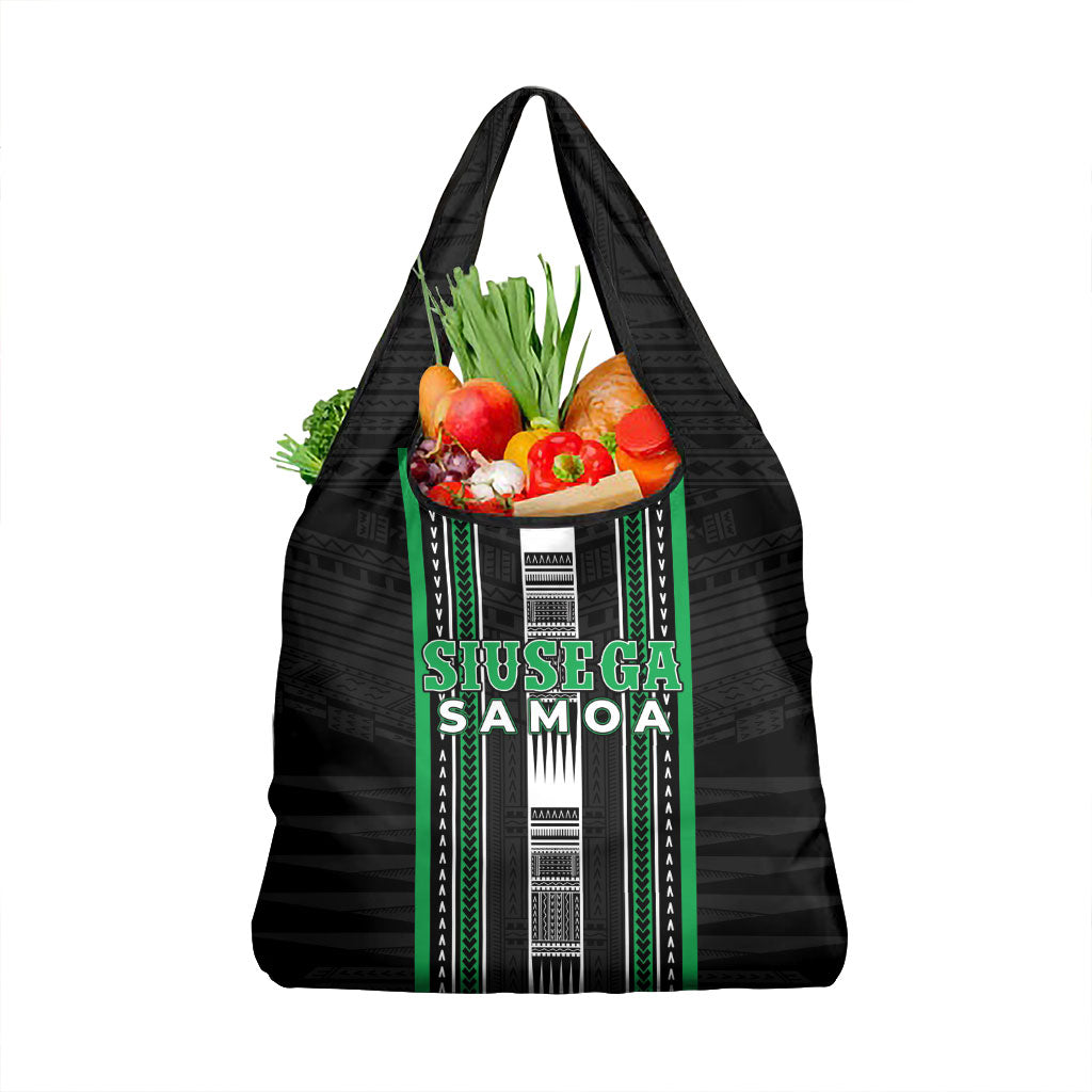 Siusega Samoa Grocery Bag Samoan Tribal Pattern