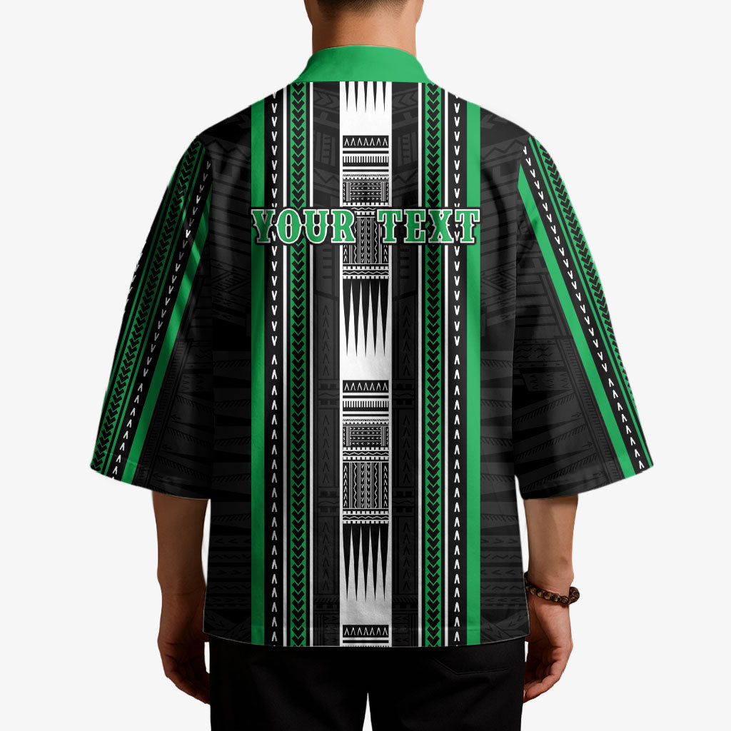 Personalised Siusega Samoa Kimono Samoan Tribal Pattern LT05 - Polynesian Pride