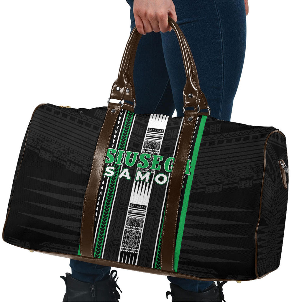 Siusega Samoa Travel Bag Samoan Tribal Pattern LT05 - Polynesian Pride