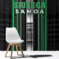 Siusega Samoa Window Curtain Samoan Tribal Pattern LT05 - Polynesian Pride