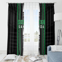 Siusega Samoa Window Curtain Samoan Tribal Pattern LT05 - Polynesian Pride