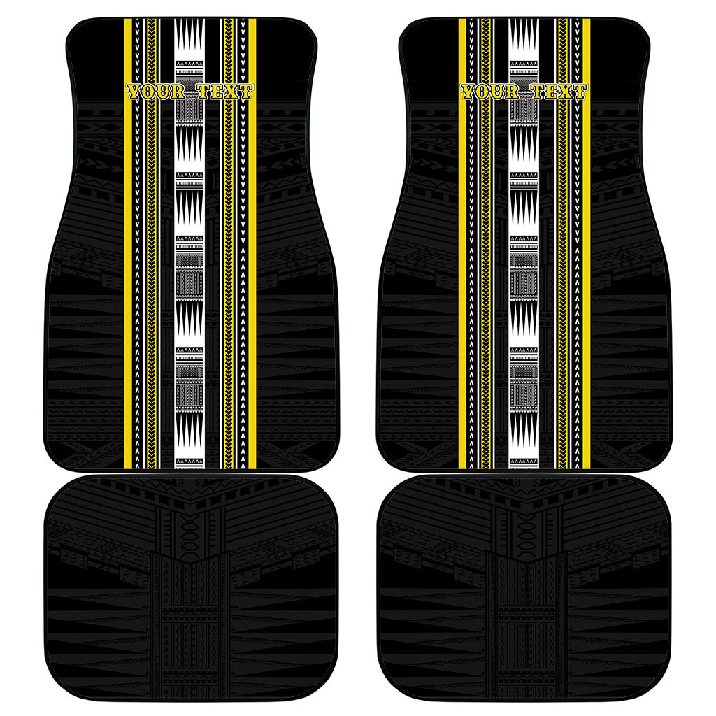 Personalised Faleasiu Samoa Car Mats Samoan Tribal Pattern LT05 - Polynesian Pride