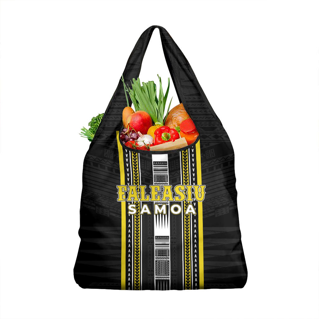 Faleasiu Samoa Grocery Bag Samoan Tribal Pattern