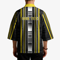 Personalised Faleasiu Samoa Kimono Samoan Tribal Pattern LT05 - Polynesian Pride