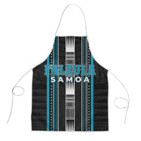 Faleula Samoa Apron Samoan Tribal Pattern LT05 Blue - Polynesian Pride