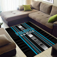 Faleula Samoa Area Rug Samoan Tribal Pattern LT05 - Polynesian Pride