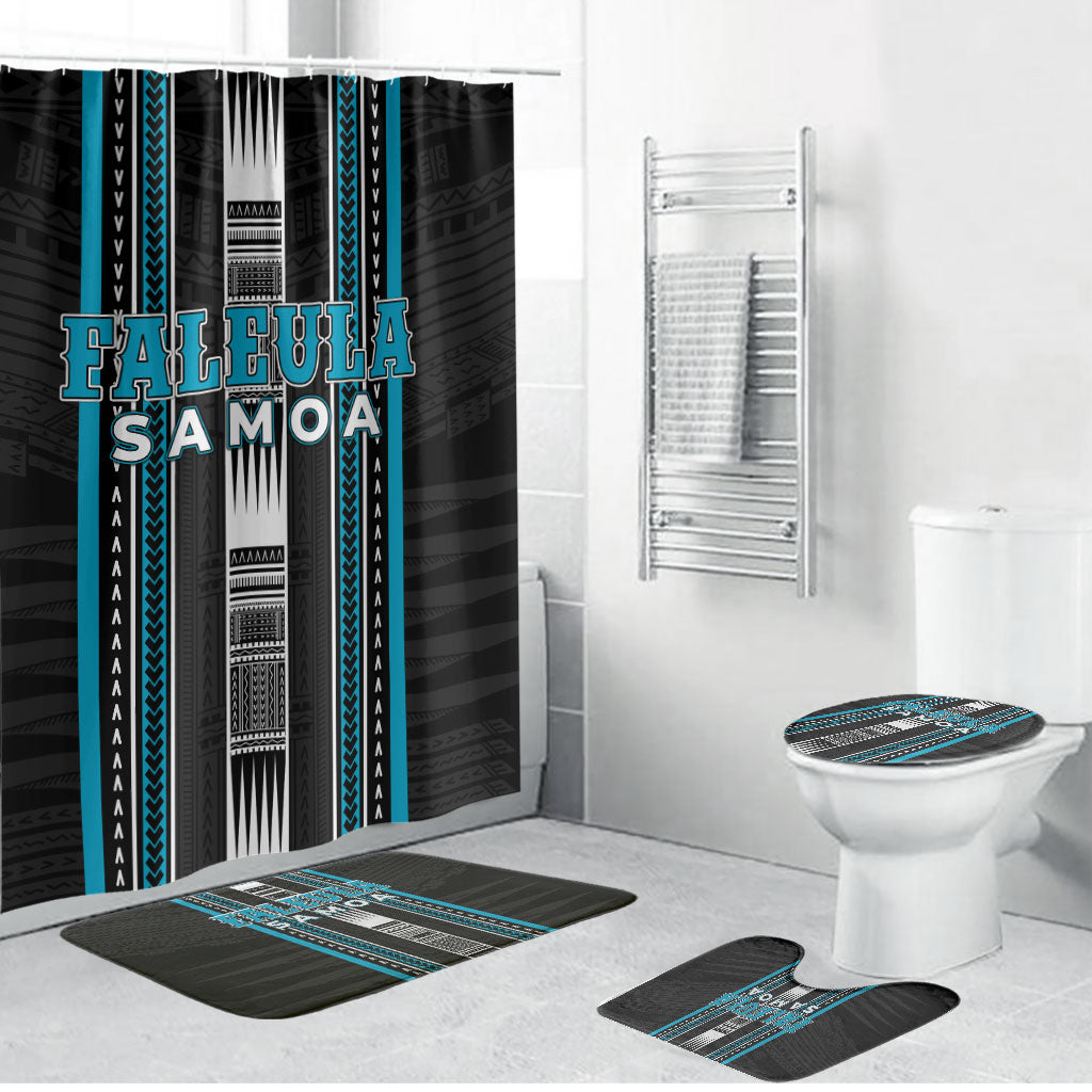Faleula Samoa Bathroom Set Samoan Tribal Pattern