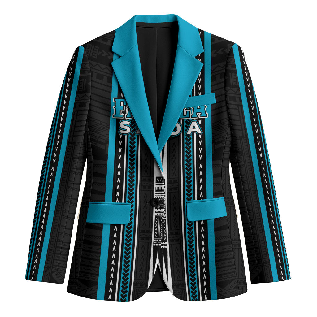 Personalised Faleula Samoa Blazer Samoan Tribal Pattern