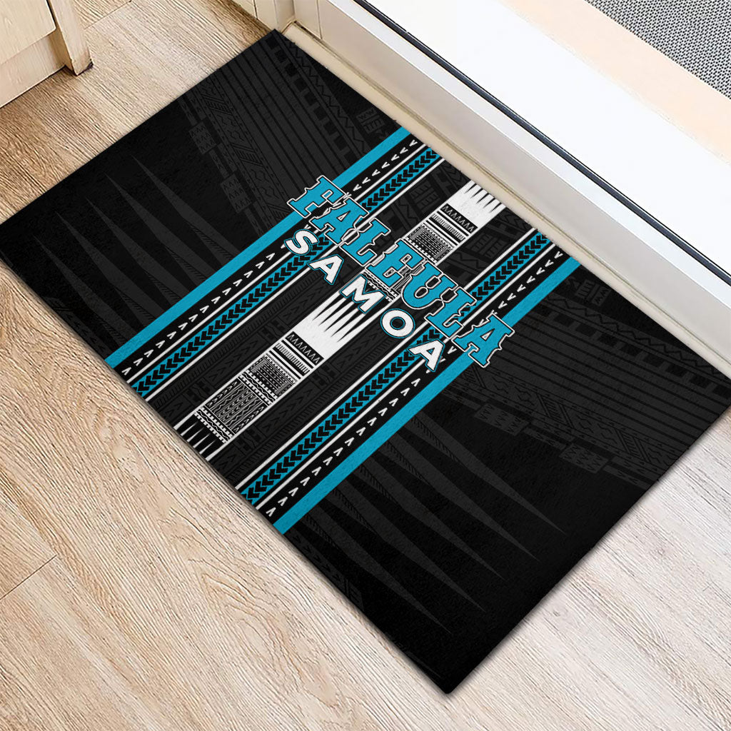 Faleula Samoa Rubber Doormat Samoan Tribal Pattern LT05 - Polynesian Pride