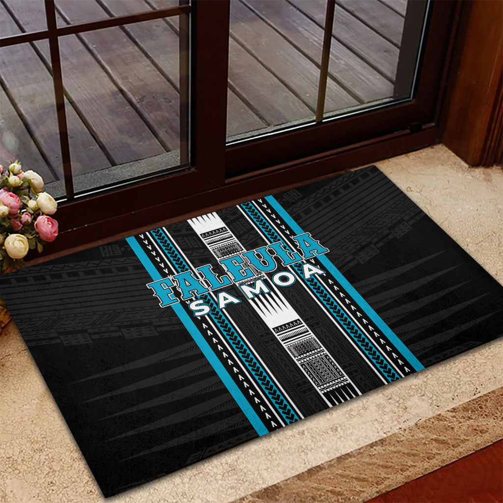 Faleula Samoa Rubber Doormat Samoan Tribal Pattern LT05 - Polynesian Pride