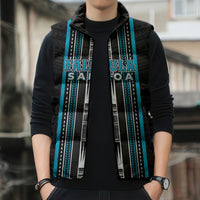 Personalised Faleula Samoa Sleeveless Puffer Jacket Samoan Tribal Pattern LT05 - Polynesian Pride