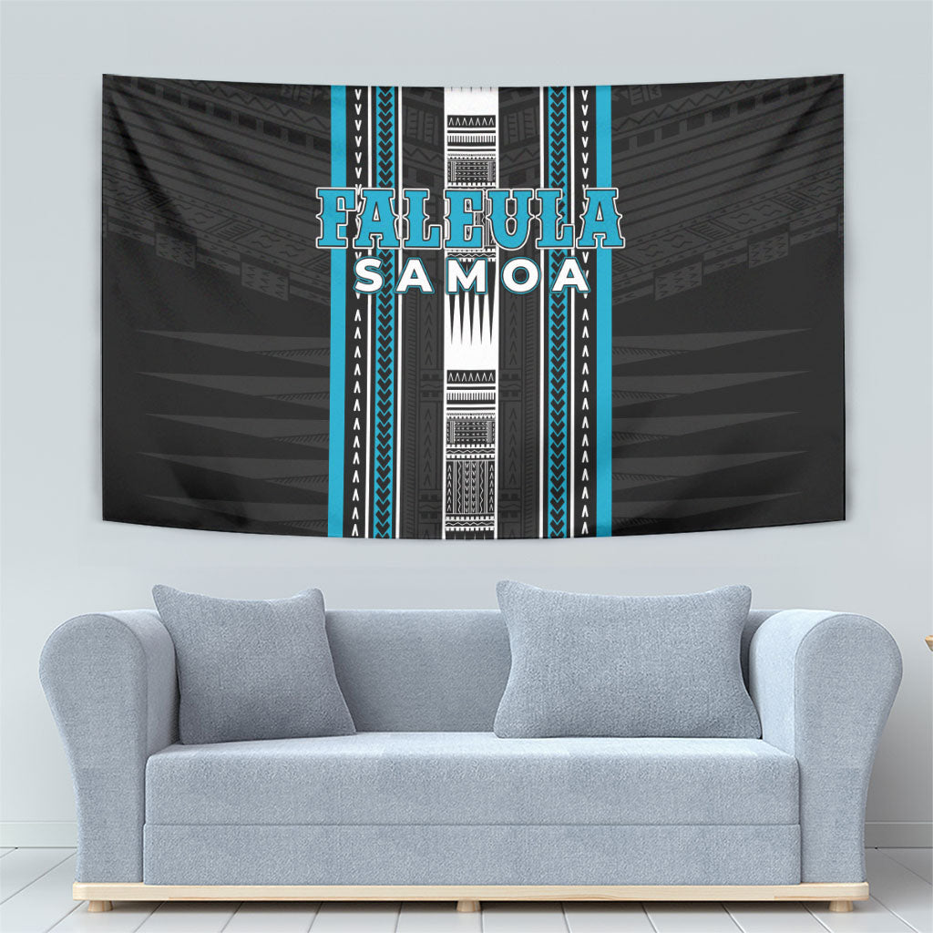 Faleula Samoa Tapestry Samoan Tribal Pattern LT05 - Polynesian Pride