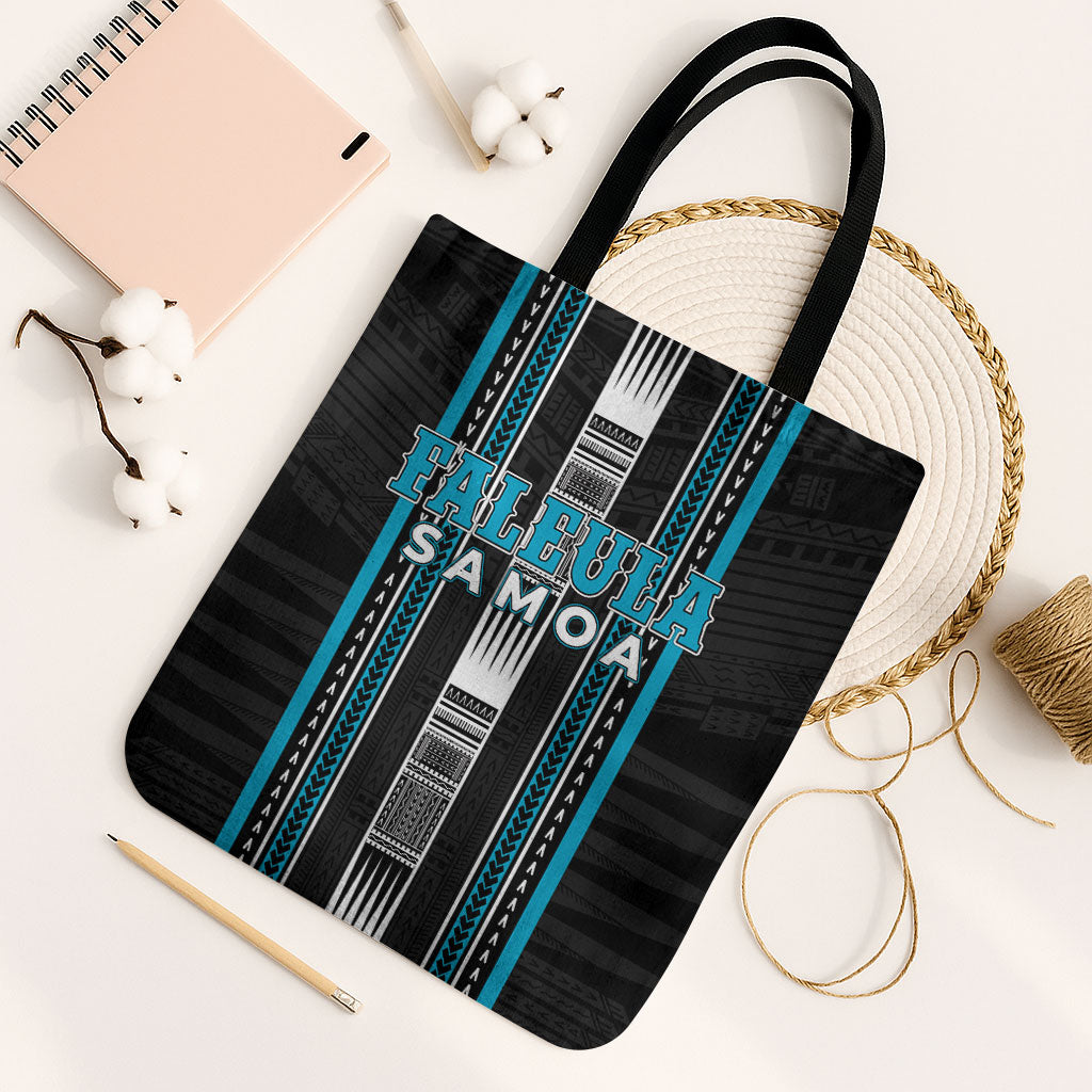 Faleula Samoa Tote Bag Samoan Tribal Pattern