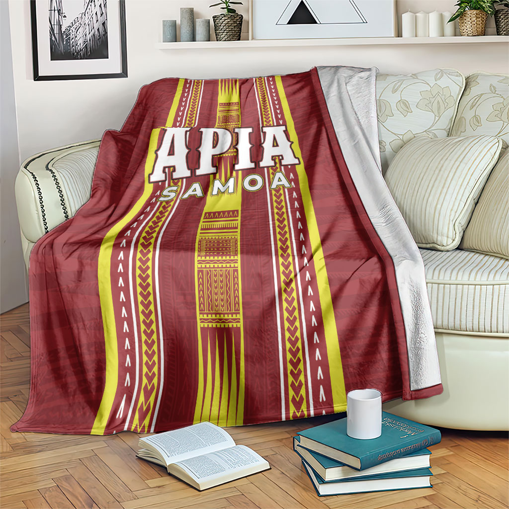 Apia Samoa Blanket Samoan Tribal Pattern