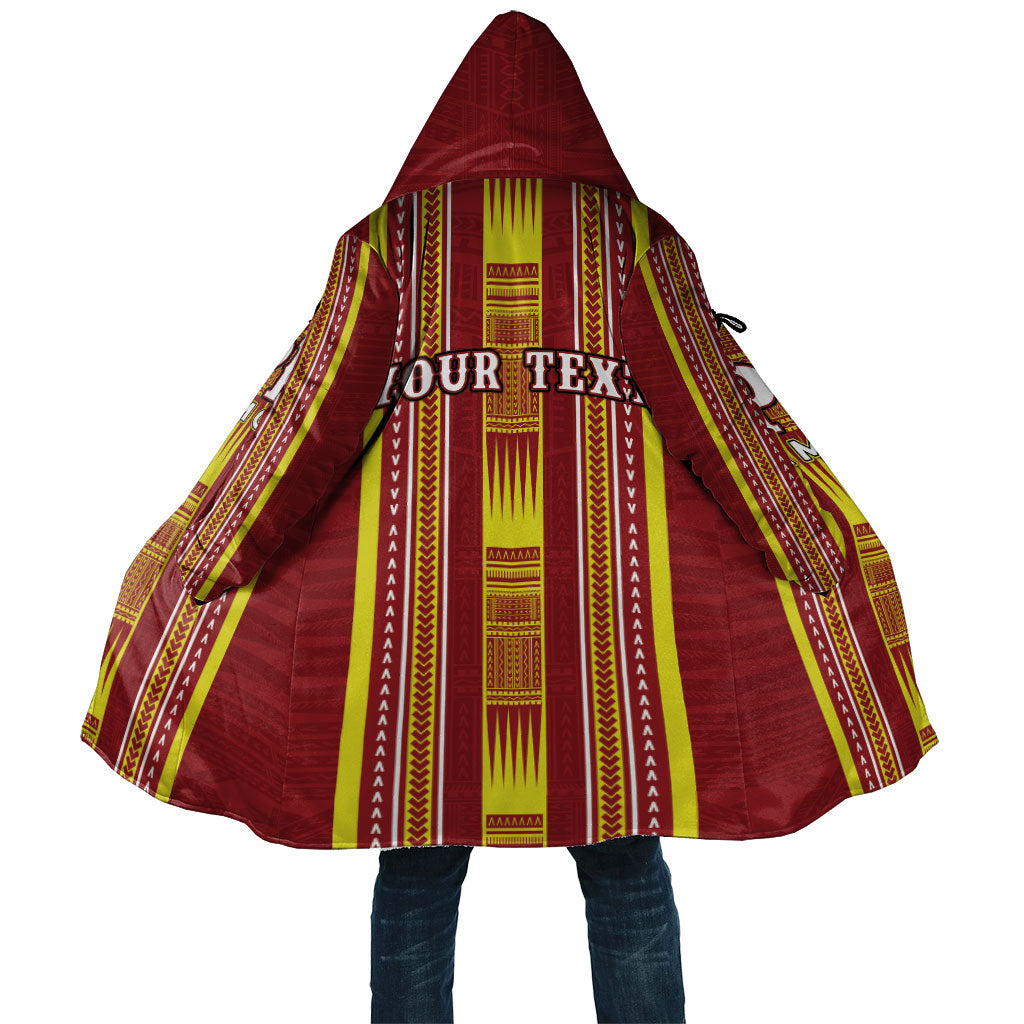 Personalised Apia Samoa Cloak Samoan Tribal Pattern