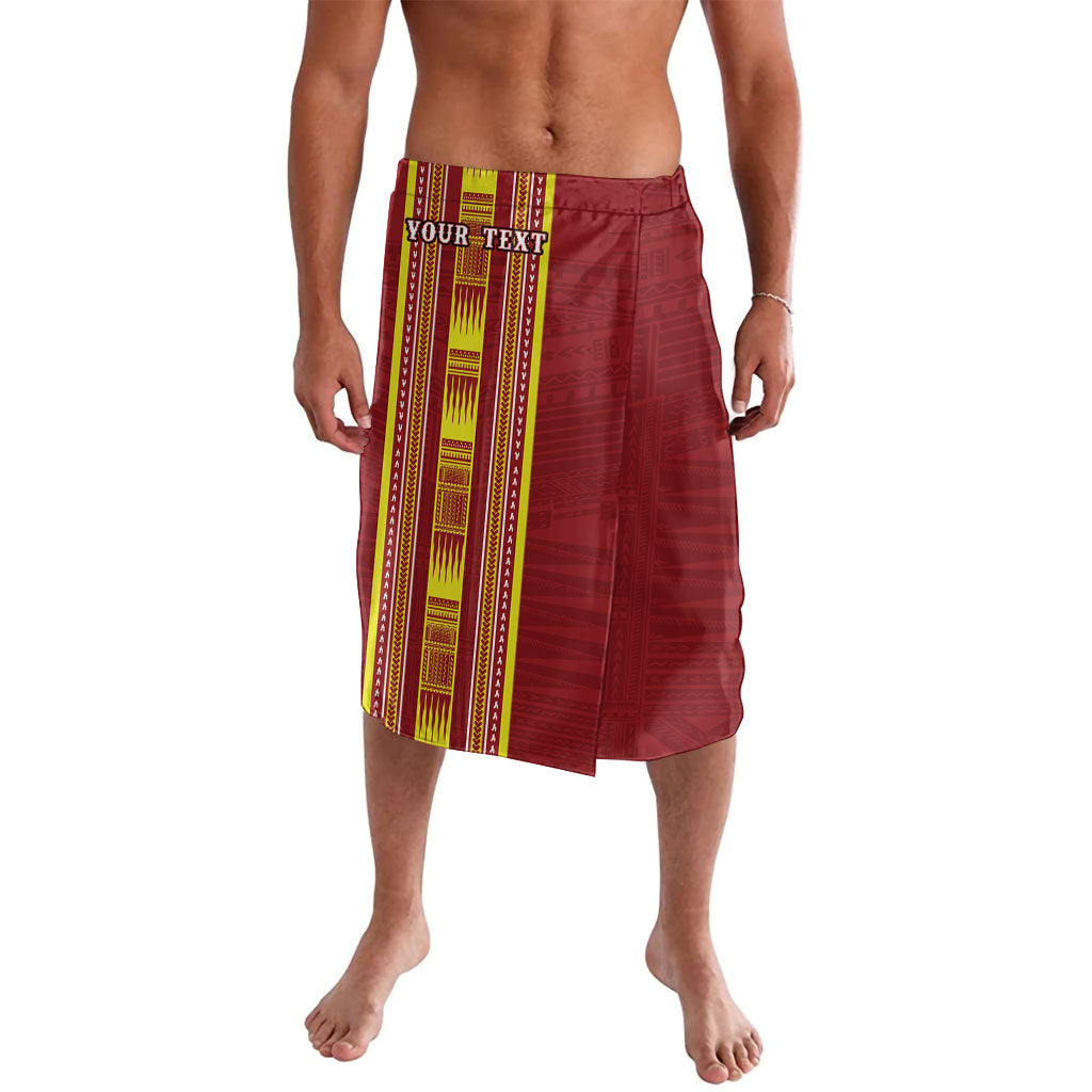 Personalised Apia Samoa Lavalava Samoan Tribal Pattern