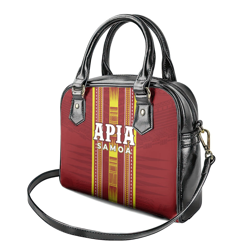 Apia Samoa Shoulder Handbag Samoan Tribal Pattern LT05 - Polynesian Pride