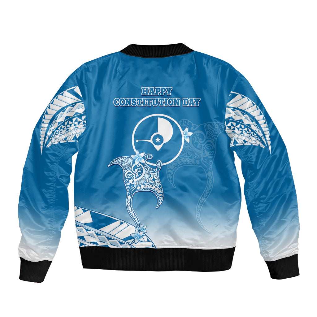 FSM Yap Constitution Day Bomber Jacket Polynesian Batoids LT05 - Polynesian Pride