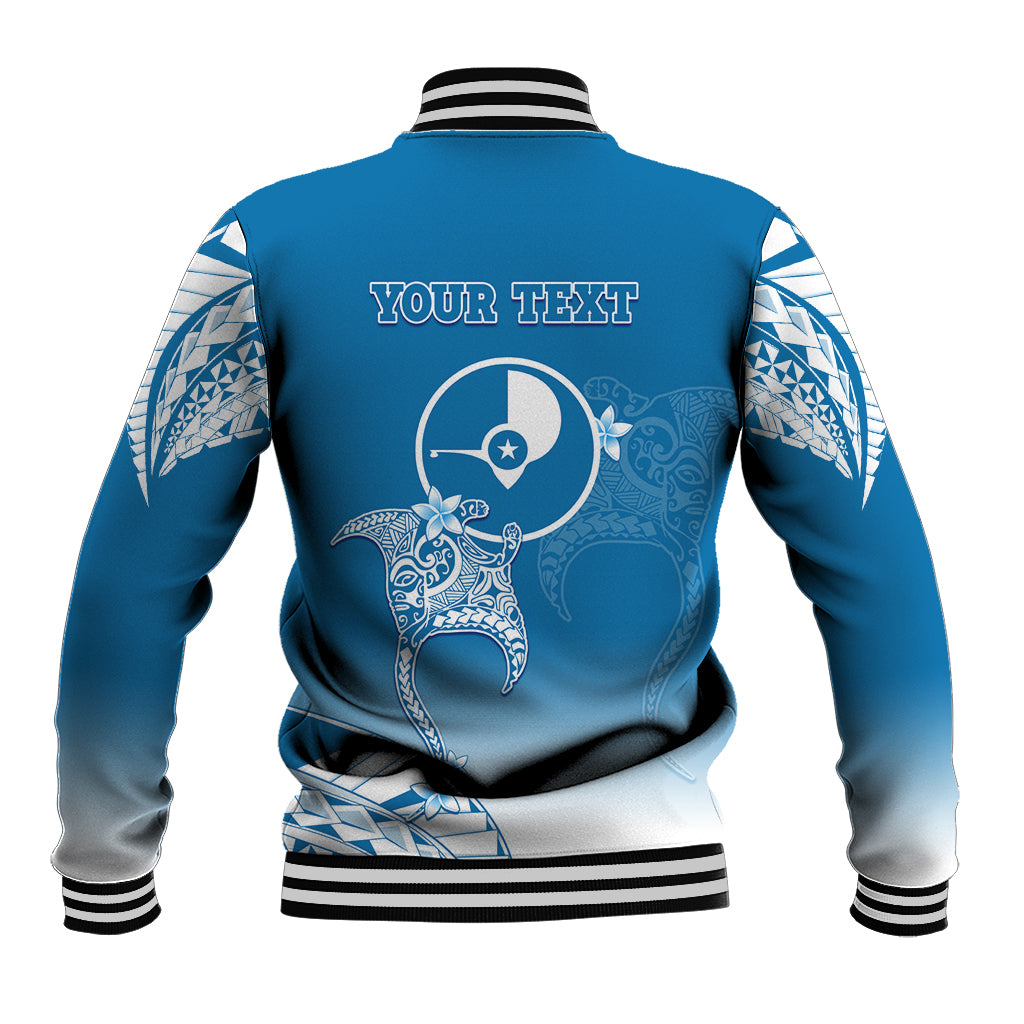 Personalised FSM Yap Constitution Day Baseball Jacket Polynesian Batoids LT05 - Polynesian Pride