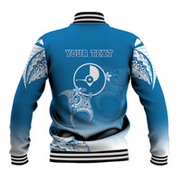 Personalised FSM Yap Constitution Day Baseball Jacket Polynesian Batoids LT05 - Polynesian Pride