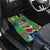 Cook Islands Christmas Car Mats Santa Coat Of Arms Meri Kiritimiti LT05 - Polynesian Pride