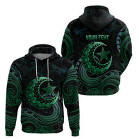 Personalised Polynesia Hoodie With Islam Crescent And Star LT05 - Polynesian Pride