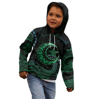 Personalised Polynesia Kid Hoodie With Islam Crescent And Star LT05 - Polynesian Pride
