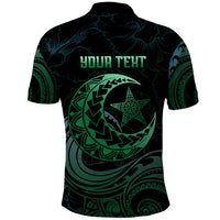 Personalised Polynesia Polo Shirt With Islam Crescent And Star LT05 - Polynesian Pride