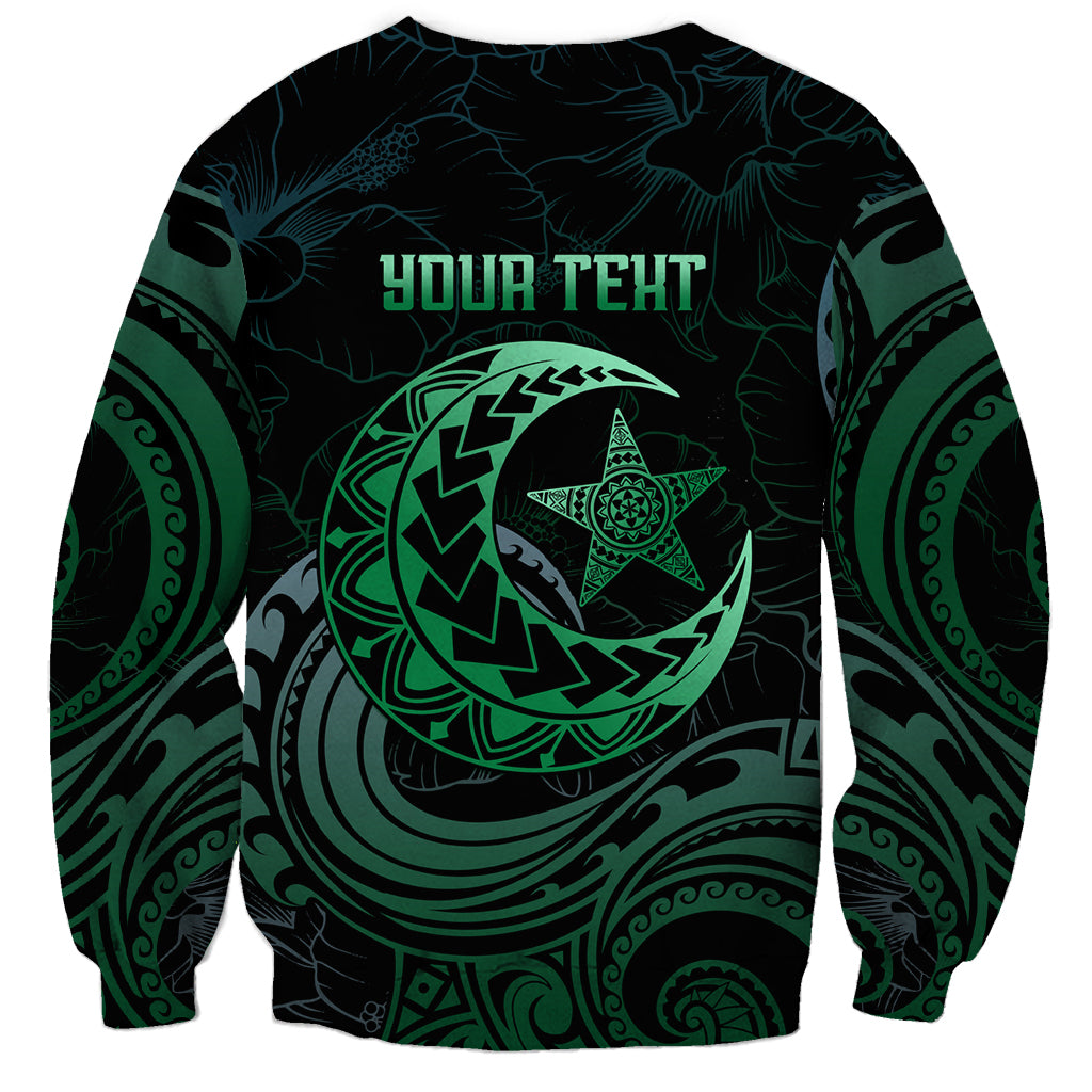 Personalised Polynesia Sweatshirt With Islam Crescent And Star LT05 - Polynesian Pride