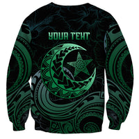 Personalised Polynesia Sweatshirt With Islam Crescent And Star LT05 - Polynesian Pride