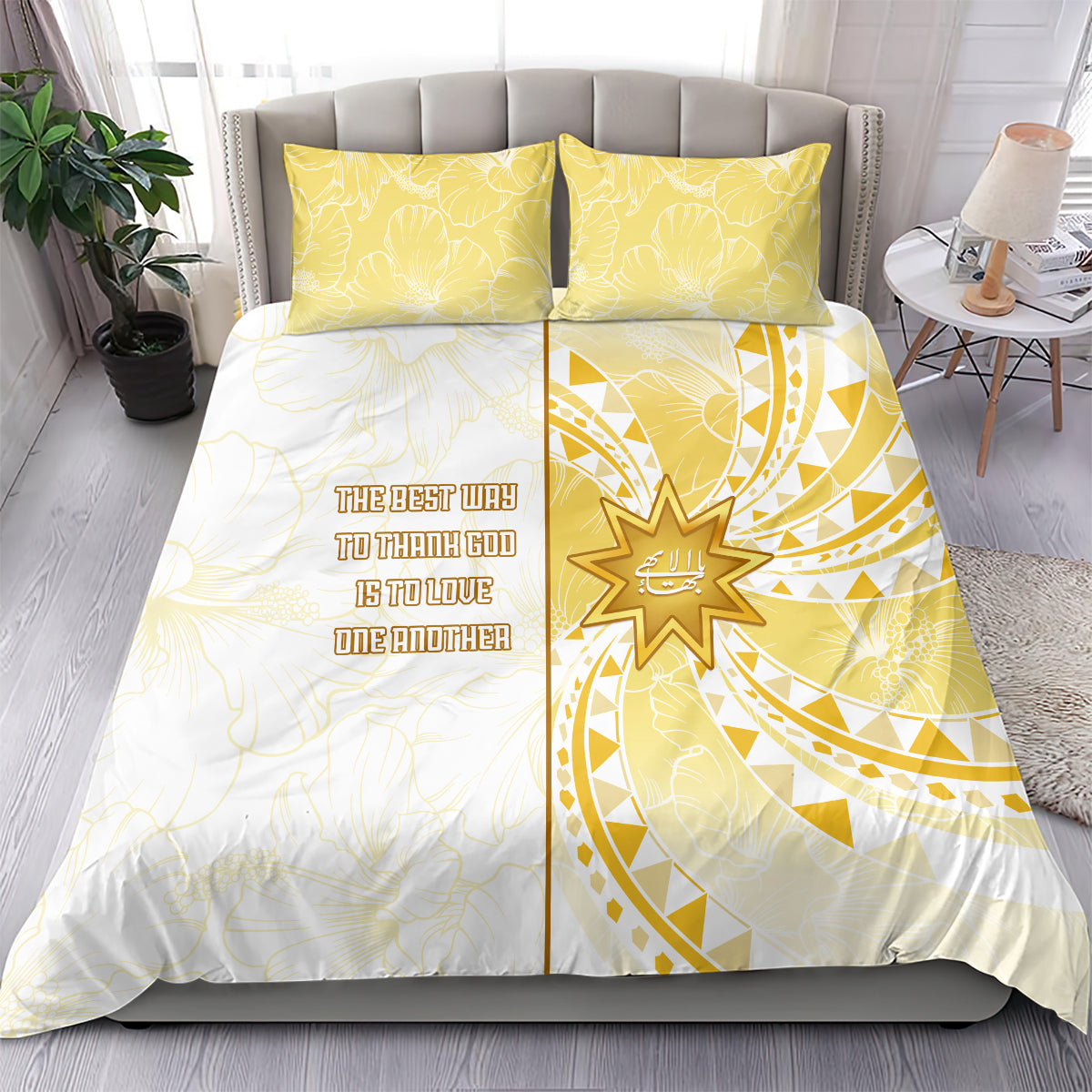 Polynesia Bedding Set Bahai Faith Symbol LT05 - Polynesian Pride