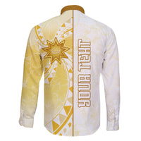 Personalised Polynesia Family Matching Long Sleeve Bodycon Dress and Hawaiian Shirt Bahai Faith Symbol LT05 - Polynesian Pride