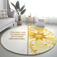Polynesia Round Carpet Bahai Faith Symbol LT05 - Polynesian Pride
