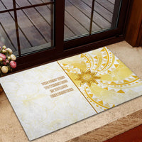 Polynesia Rubber Doormat Bahai Faith Symbol LT05 - Polynesian Pride