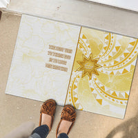 Polynesia Rubber Doormat Bahai Faith Symbol LT05 - Polynesian Pride