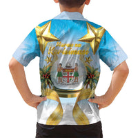 Fiji Christmas Hawaiian Shirt Snow Globe With Fijian Santa LT05