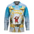 Fiji Christmas Hockey Jersey Snow Globe With Fijian Santa - Polynesian Pride