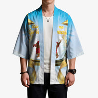 Fiji Christmas Kimono Snow Globe With Fijian Santa LT05