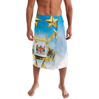 Fiji Christmas Lavalava Snow Globe With Fijian Santa LT05