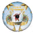 Fiji Christmas Spare Tire Cover Snow Globe With Fijian Santa LT05